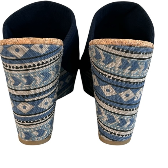 Lucky Brand Blue Marilyn Cork Wedge Sandal - Picture 8 of 12